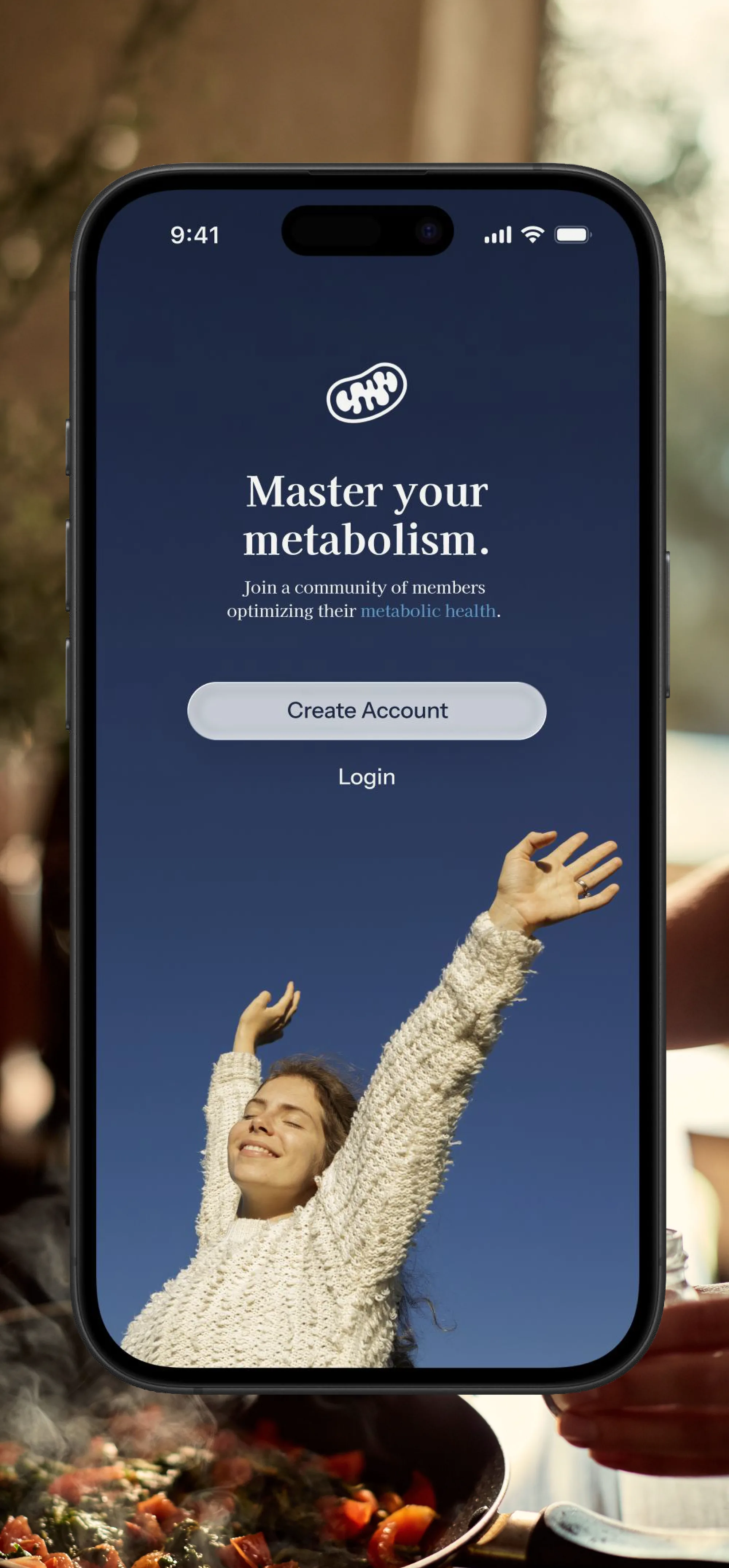 MyMetabolism mobile app screens
